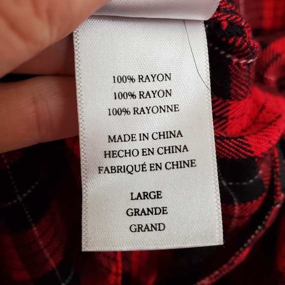 Rails Hunter button-down twill plaid shirt D - Picture 9 of 11